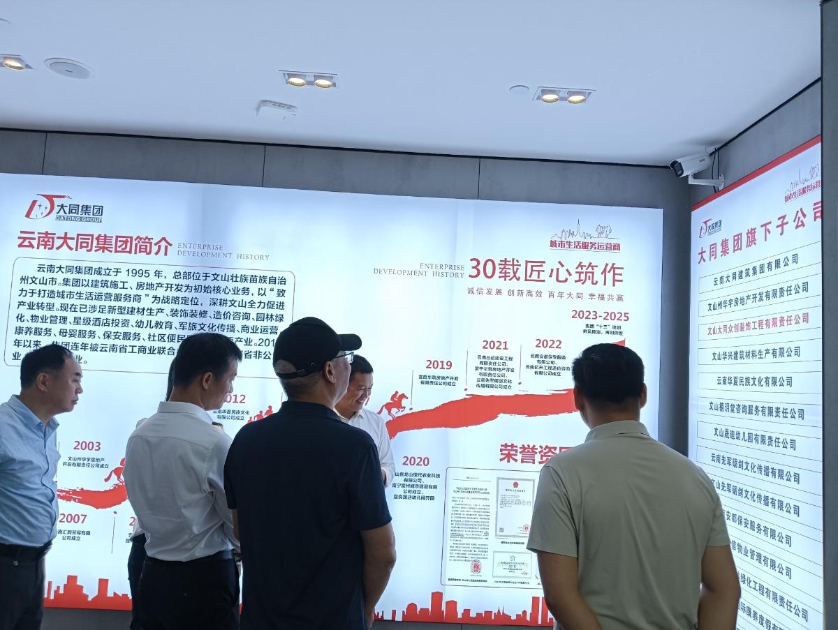 走访团参观大同集团发展历程展厅
