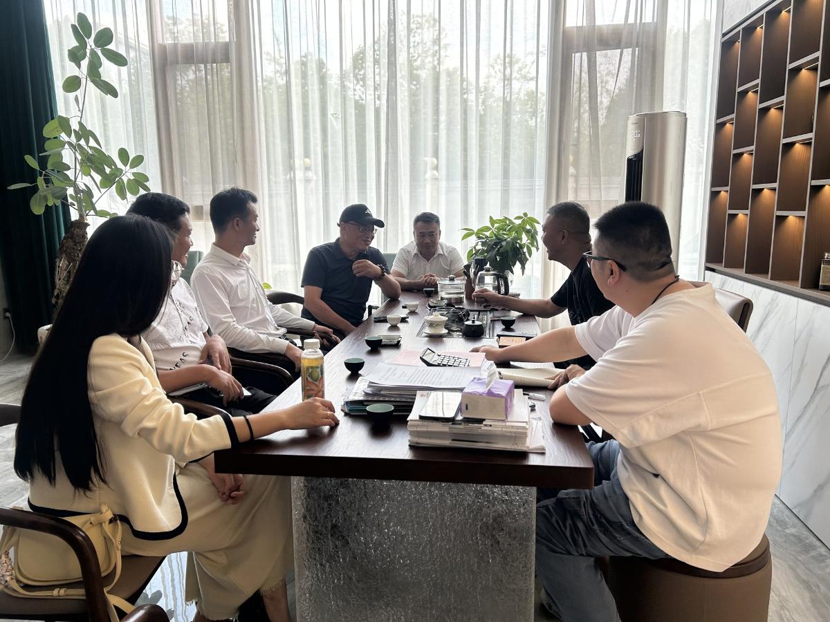 商务茶歇圆桌交流